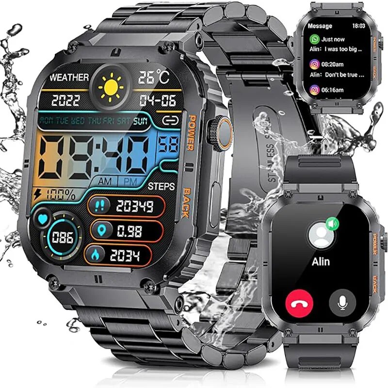Health Wellness Bracelet - LIGE Outdoor Sports Fitness Smartwatch For