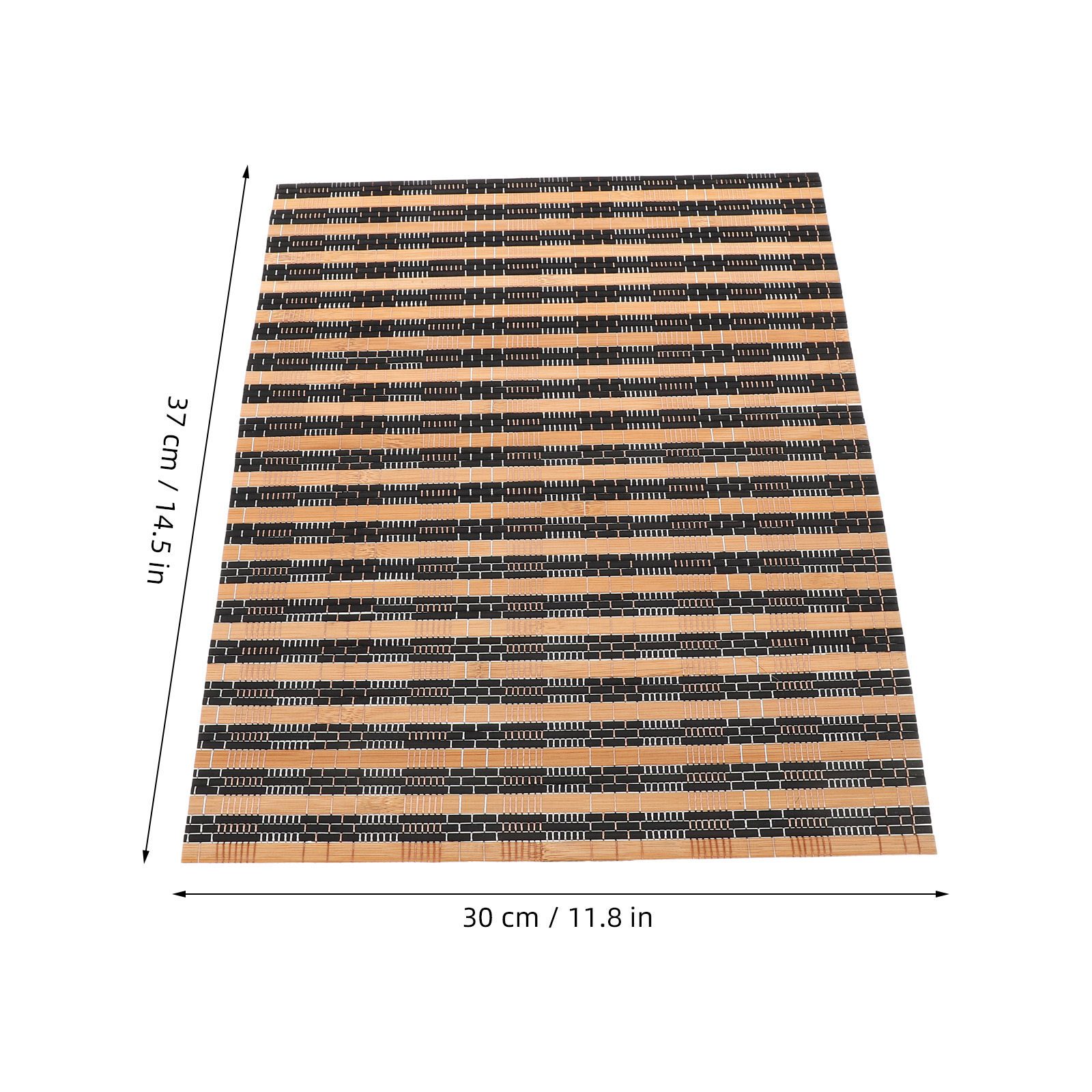 2 Pcs Natural Bamboo Bath Mat  - Bamboo Bath Mat ulasan dan harga