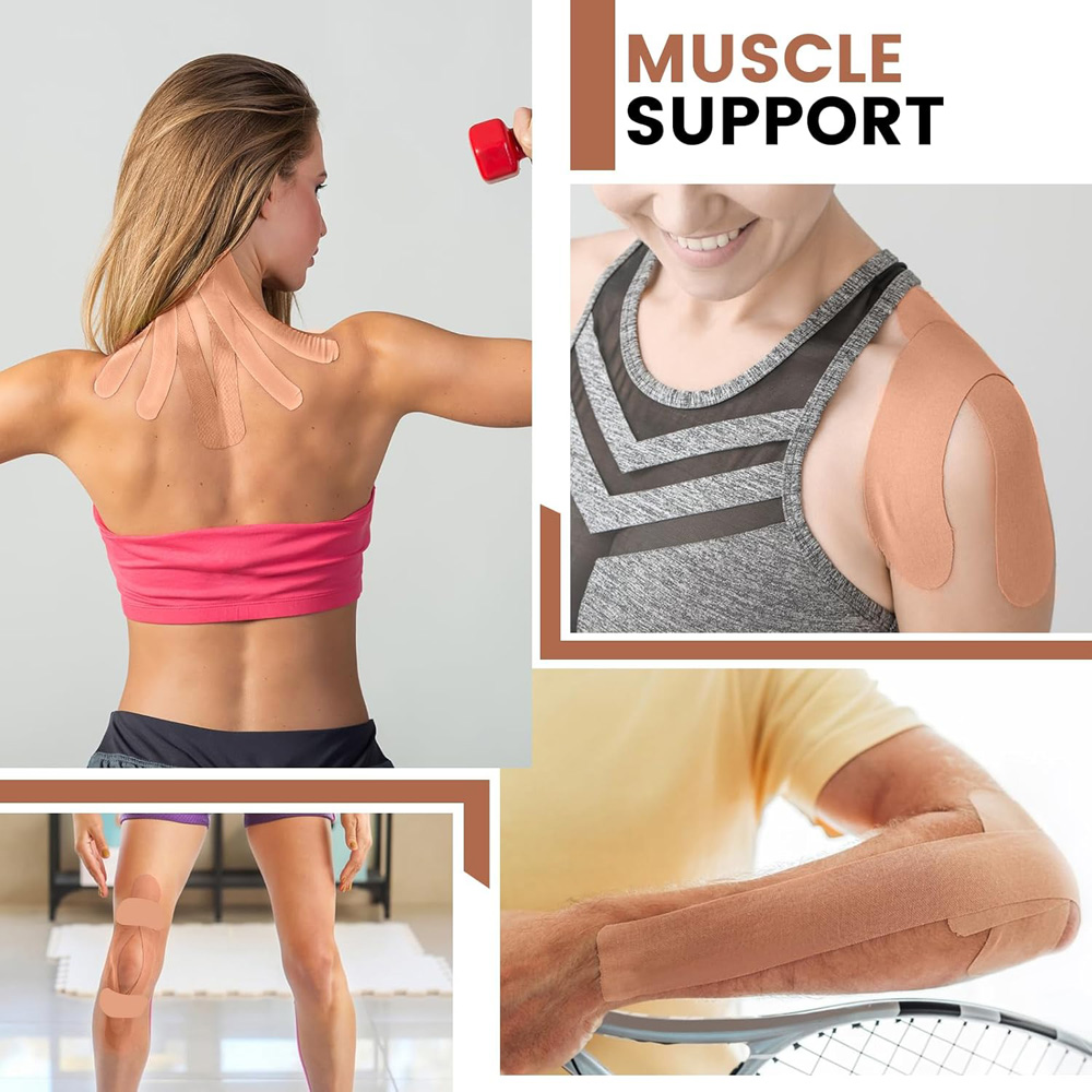 5 Roll Kinesiology Tape Precut - Sports Taping Precut ulasan dan harga