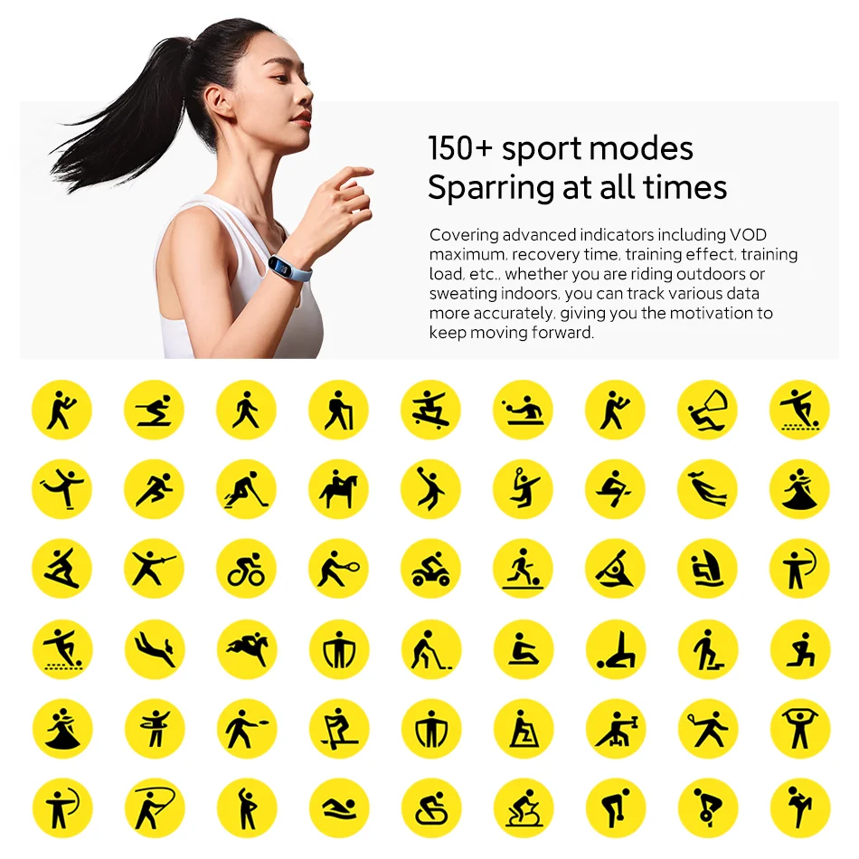 Xiaomi Mi Band 9 AMOLED Screen - Health Wellness Bracelet ulasan dan harga