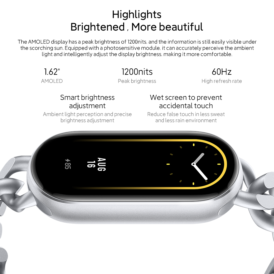 Xiaomi Mi Band 9 AMOLED Screen - Health Wellness Bracelet ulasan dan harga