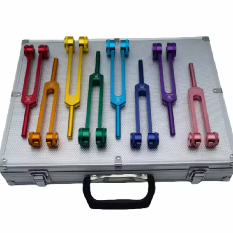 Colorful Tuning Fork Set Medit - Health & Wellness Unlimited ulasan dan harga