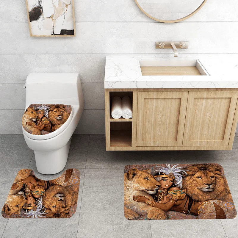 Regal Royal Lion and Queen Maj - Bamboo Bath Mat ulasan dan harga
